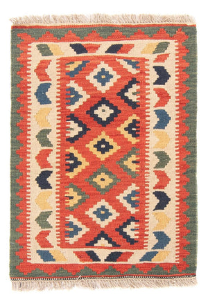 Alfombra Kelim - Oriental - 97 x 66 cm - rojo