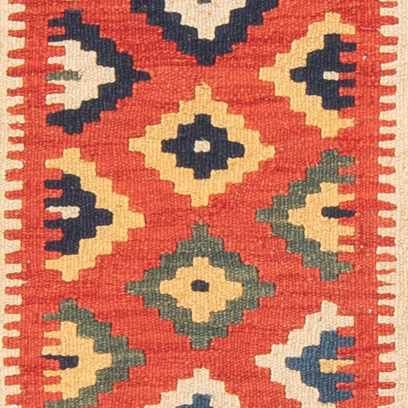 Alfombra Kelim - Oriental - 97 x 66 cm - rojo