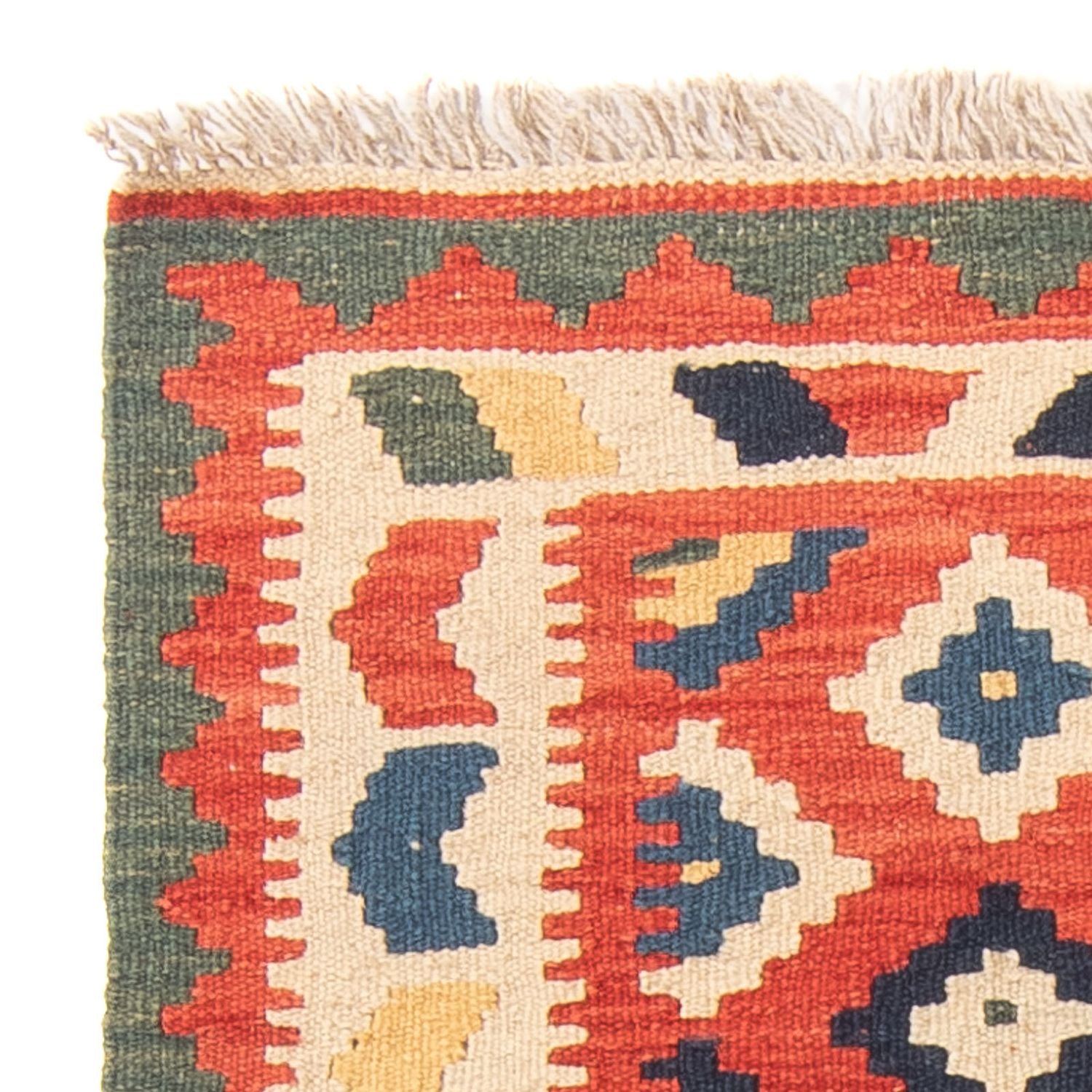 Alfombra Kelim - Oriental - 97 x 66 cm - rojo
