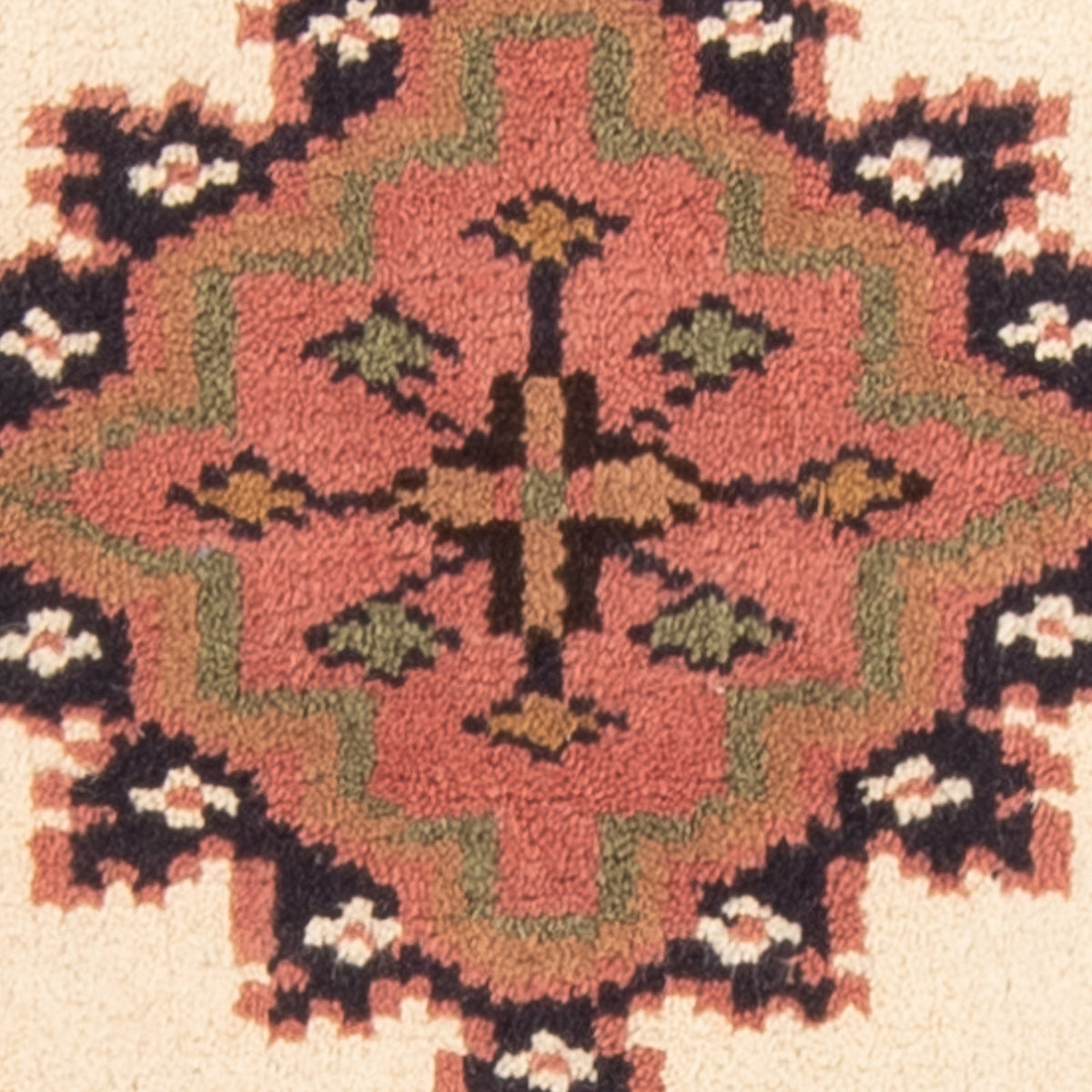 Alfombra oriental - Indus - 120 x 60 cm - beige