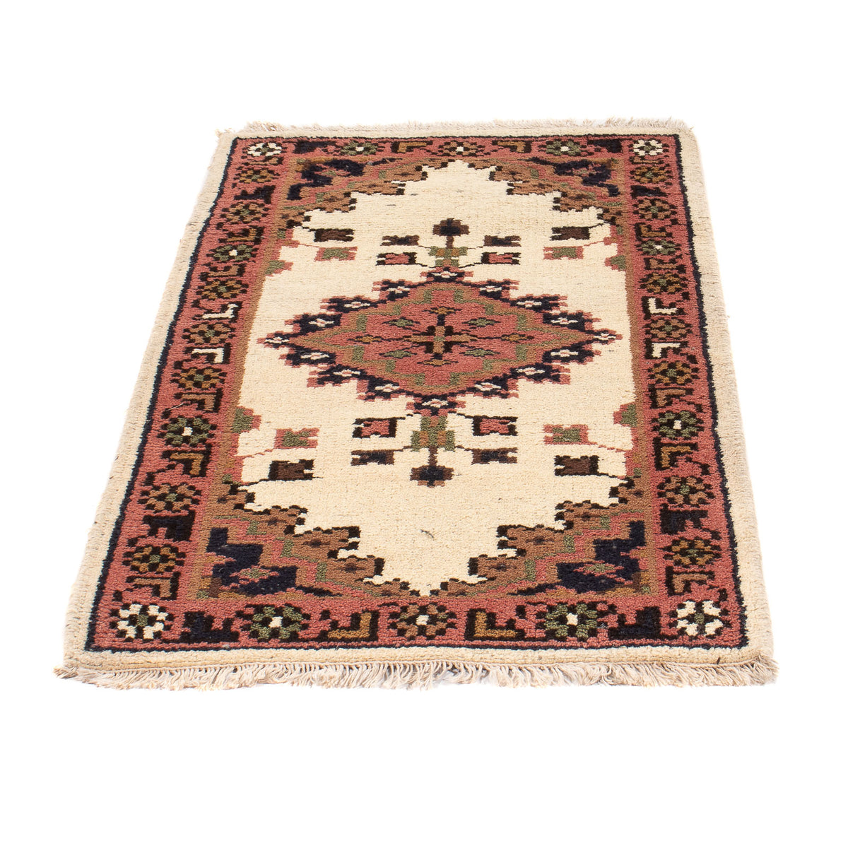 Alfombra oriental - Indus - 120 x 60 cm - beige