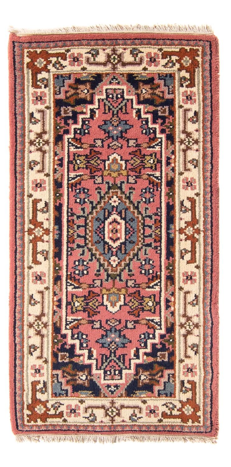 Alfombra oriental - Bidjar - Indus - 140 x 70 cm - salmón
