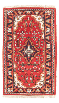 Alfombra oriental - 140 x 70 cm - rojo