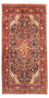 Alfombra persa - Nómada - 264 x 134 cm - azul oscuro