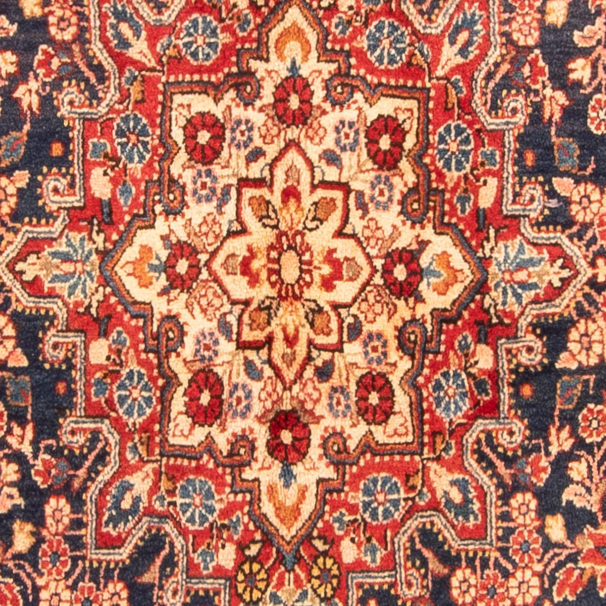 Alfombra persa - Nómada - 264 x 134 cm - azul oscuro