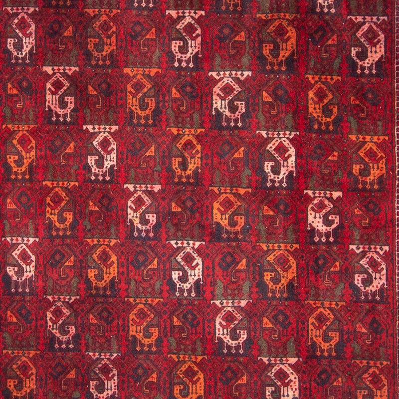 Alfombra afgana - 293 x 202 cm - rojo