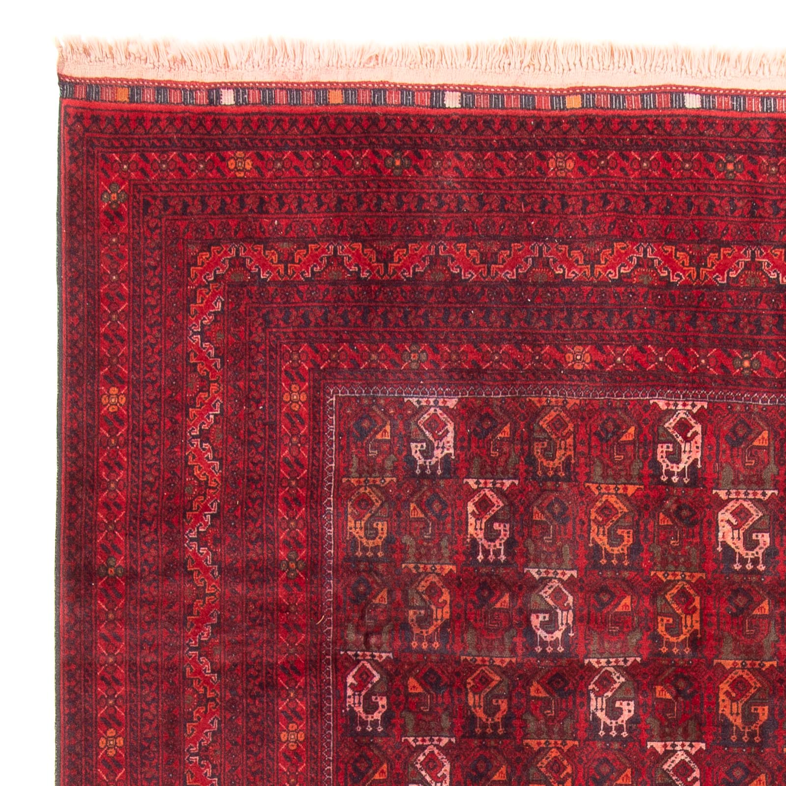 Alfombra afgana - 293 x 202 cm - rojo