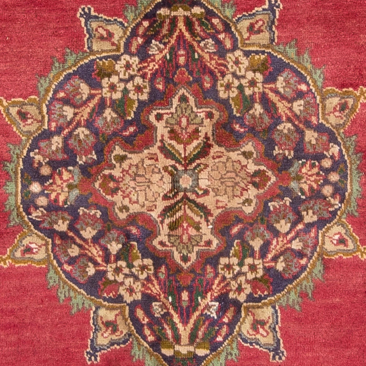Alfombra persa - Tabriz - 203 x 145 cm - rojo