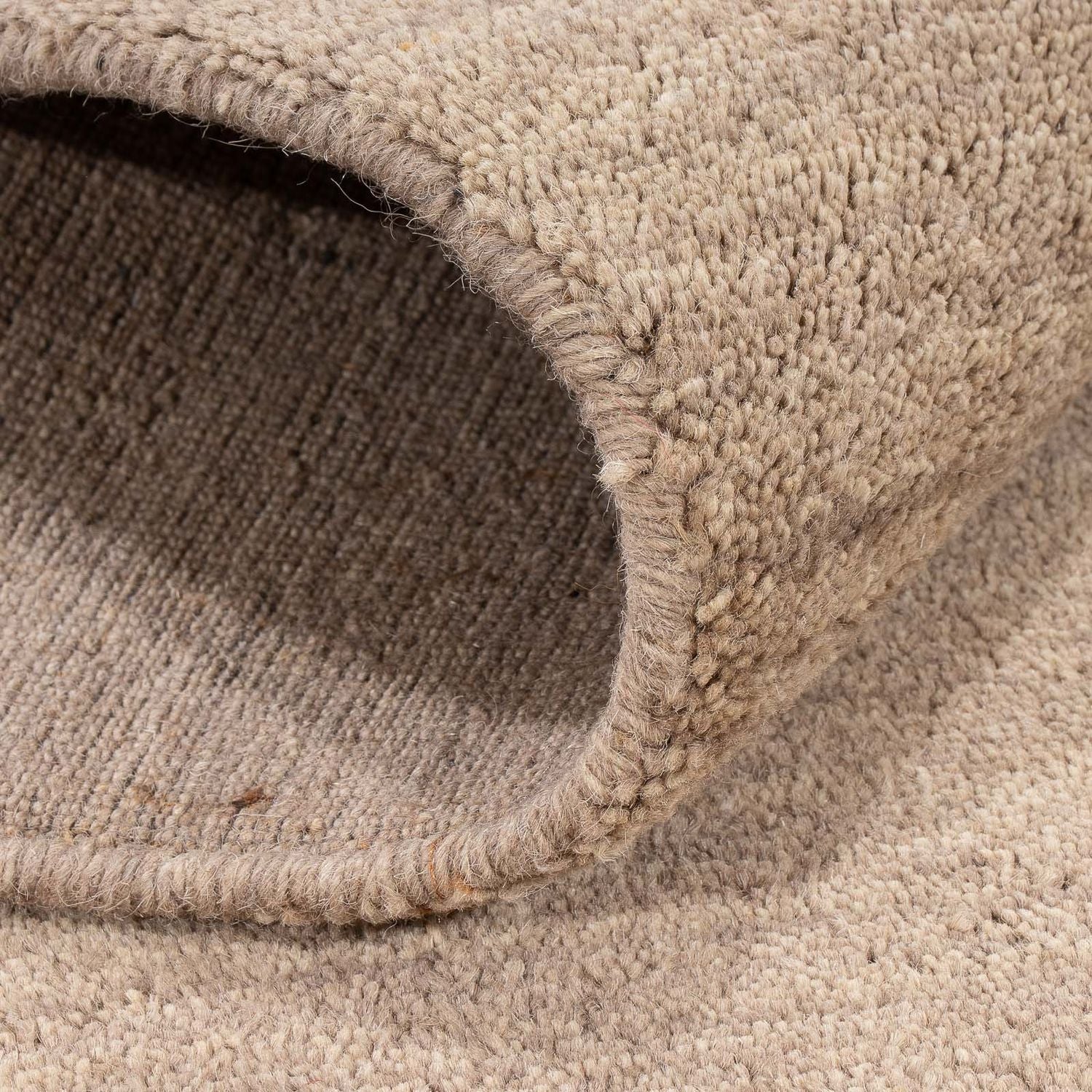 Alfombra Gabbeh - Loribaft Softy - 126 x 58 cm - natural