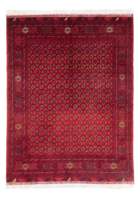 Alfombra afgana - 193 x 148 cm - rojo