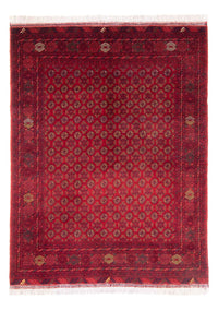 Alfombra afgana - 193 x 148 cm - rojo