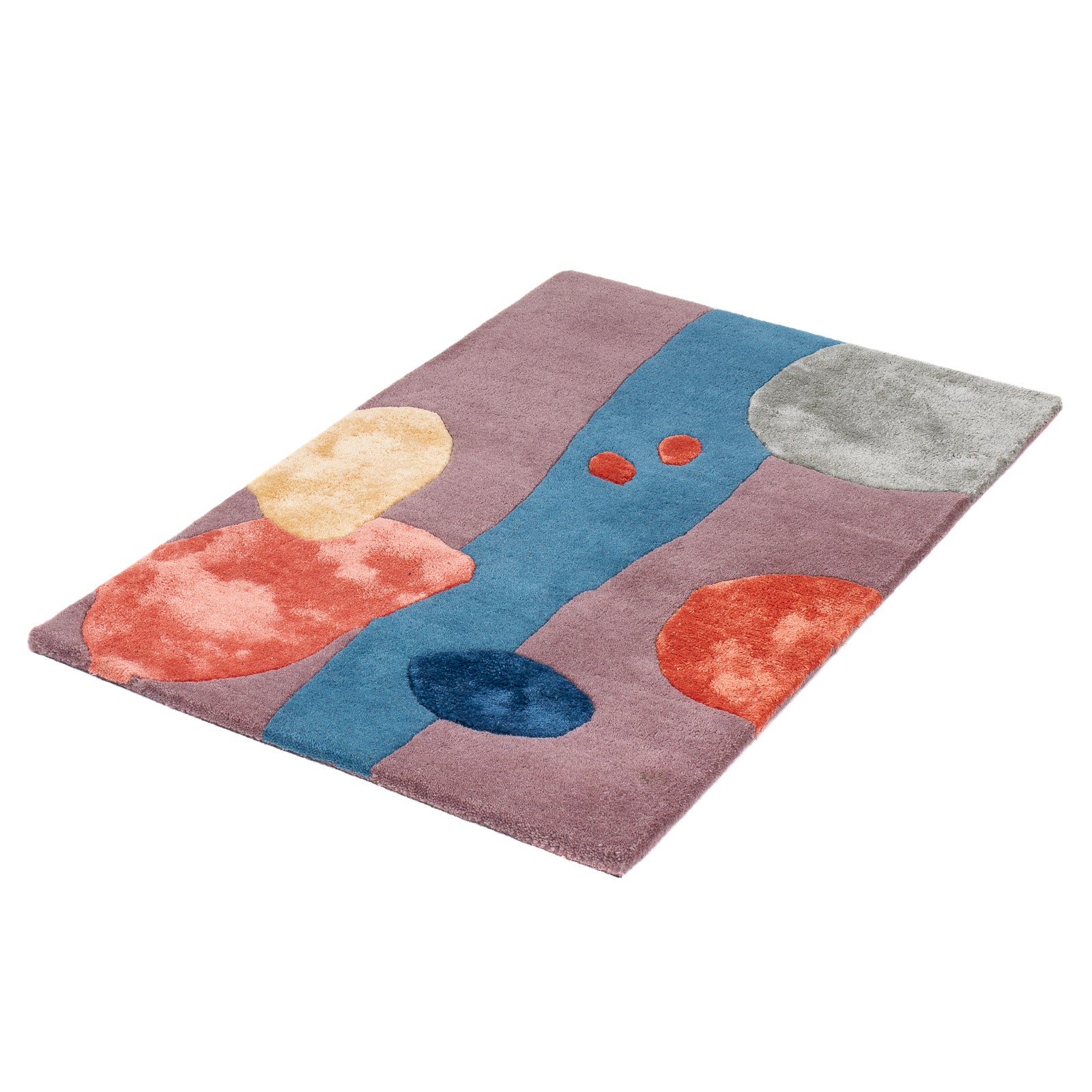 Alfombra de diseño - 90 x 60 cm - multicolor