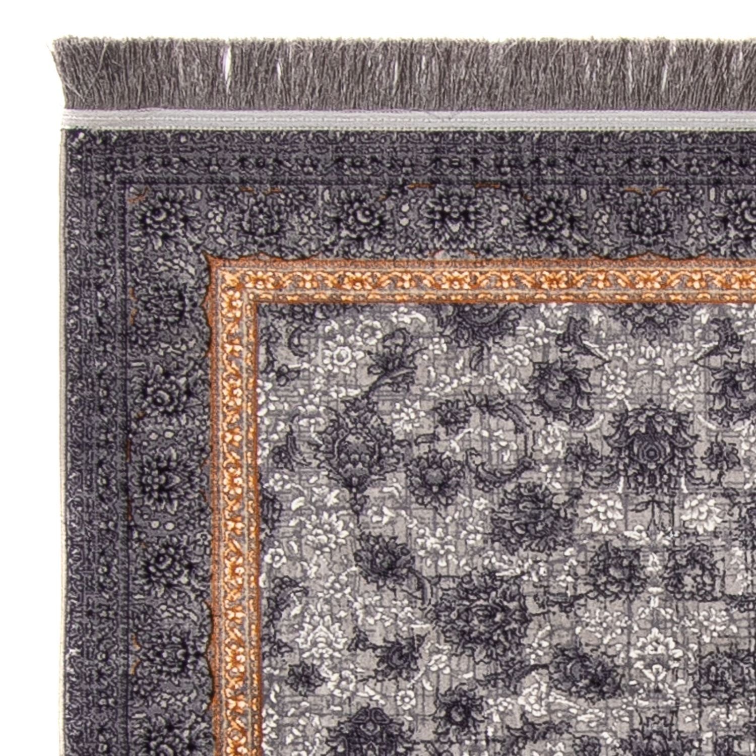 Alfombra tejida oriental - 150 x 100 cm - gris