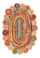 Alfombra de yute Alfombra 91x61cm - Alfombra de lana