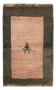 Gabbeh persa Alfombra 82x56cm - Alfombra de lana