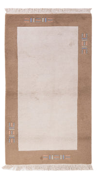 Alfombra de Nepal - 160 x 90 cm - crema