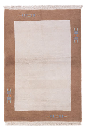 Alfombra de Nepal - 180 x 120 cm - crema