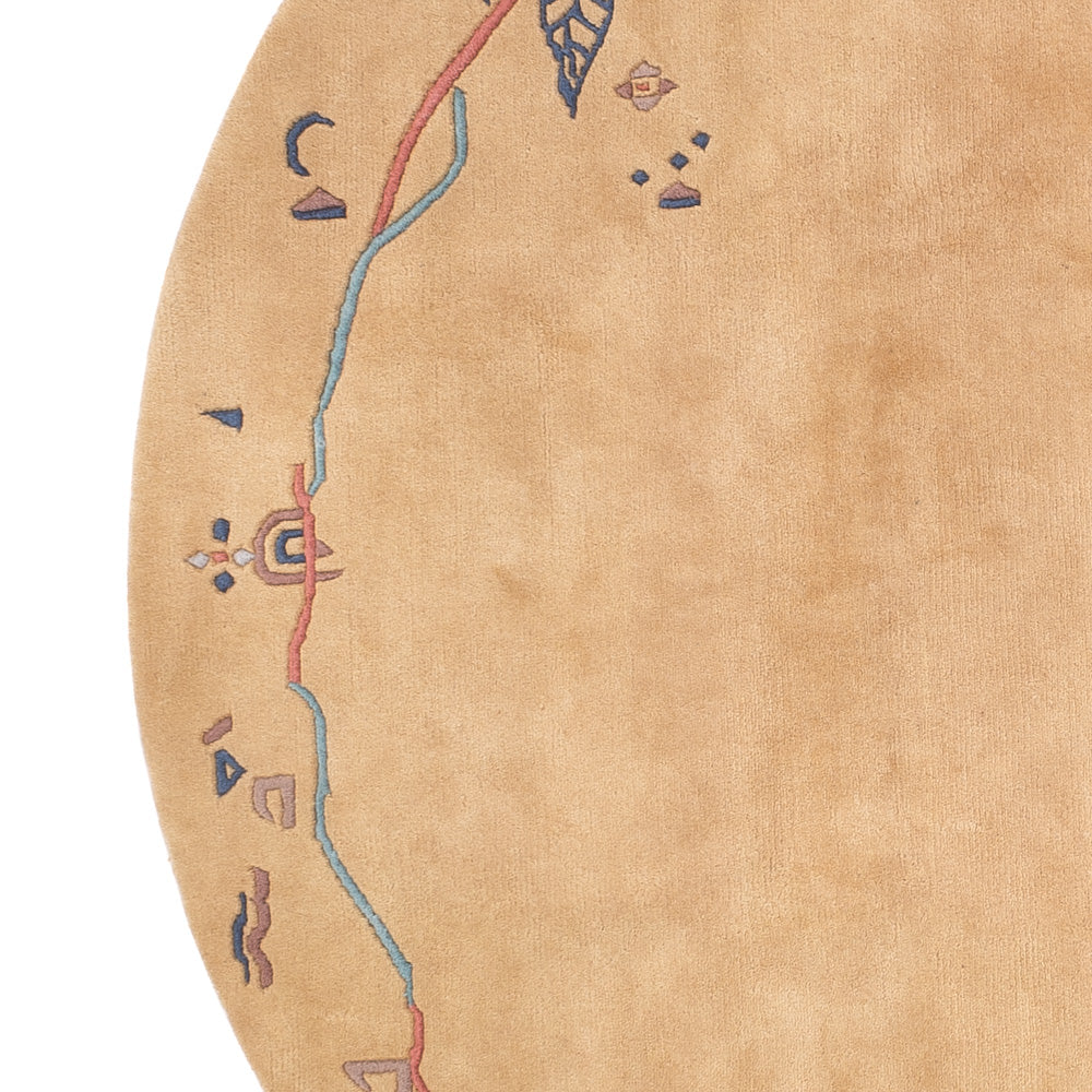 Alfombra de Nepal - 240 x 240 cm - beige