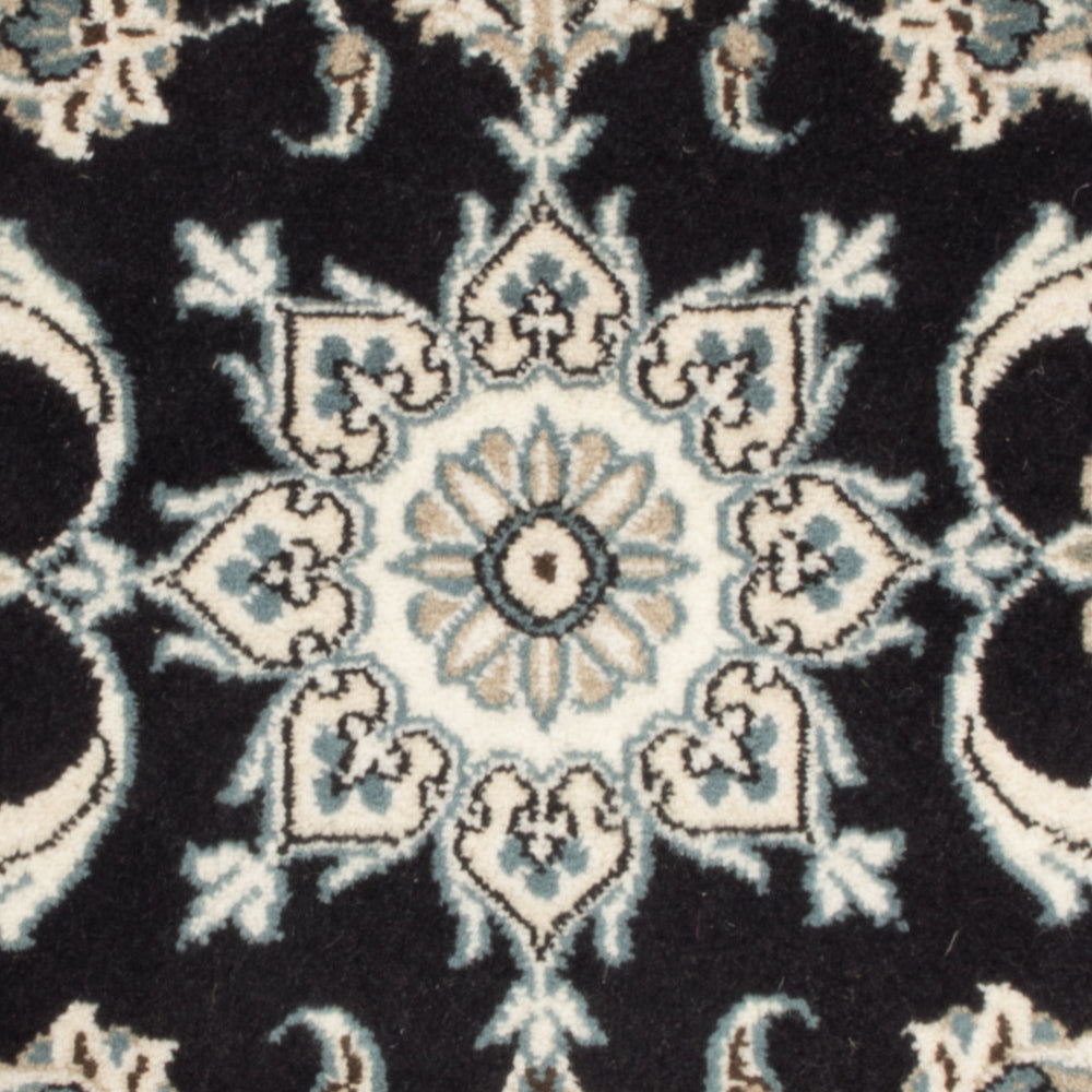 Alfombra persa - Nain - 130 x 70 cm - azul oscuro