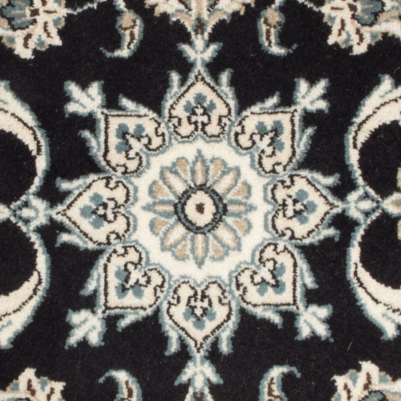 Alfombra persa - Nain - 130 x 70 cm - azul oscuro
