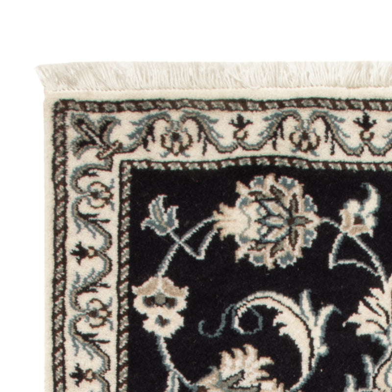 Alfombra persa - Nain - 130 x 70 cm - azul oscuro