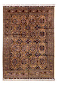 Alfombra afgana - Bukhara - 344 x 246 cm - beige oscuro