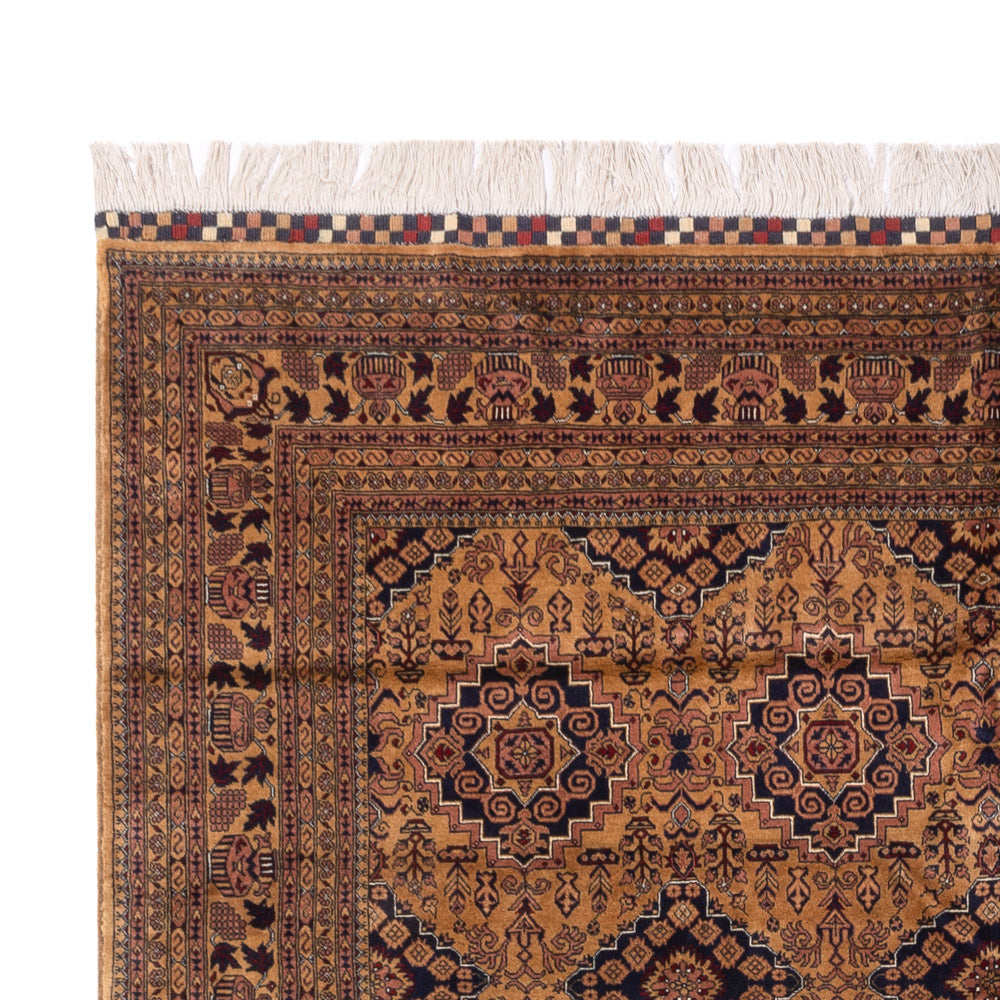 Alfombra afgana - Bukhara - 344 x 246 cm - beige oscuro