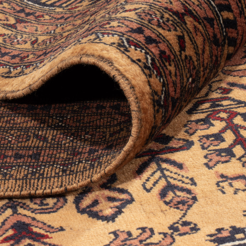 Alfombra afgana - Bukhara - 344 x 246 cm - beige oscuro