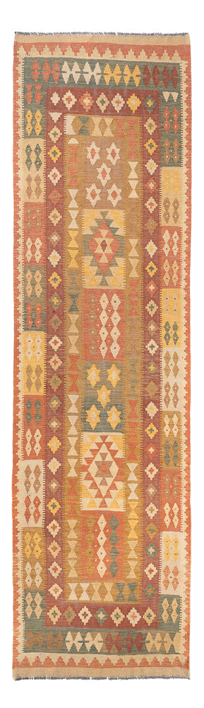 Alfombra de pasillo Alfombra Kelim - Splash - 315 x 95 cm - multicolor