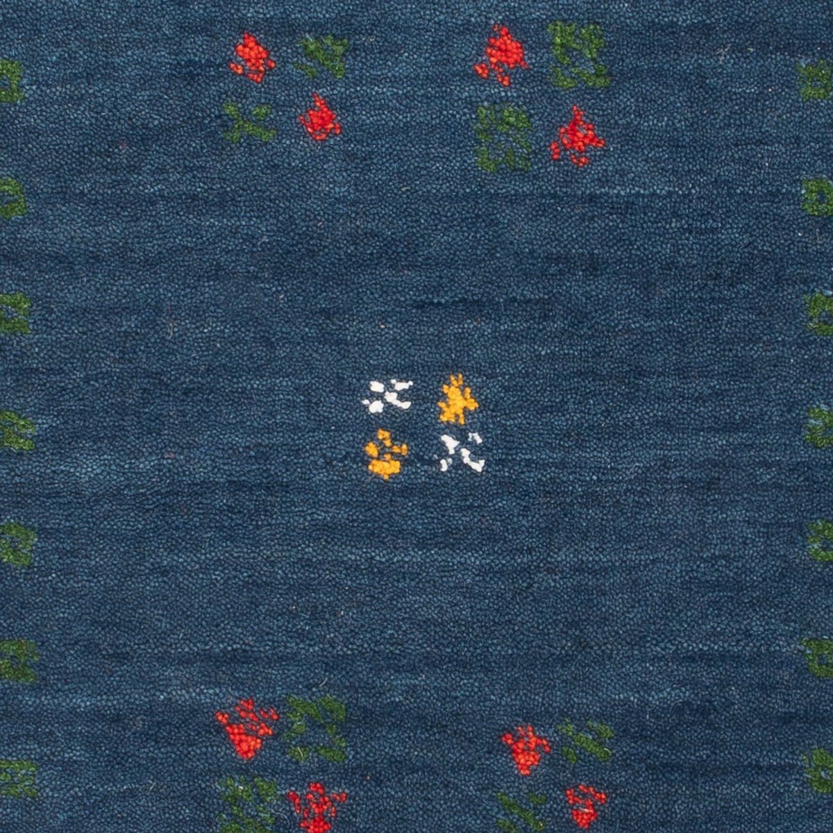 Alfombra Gabbeh - Loribaft Softy - 90 x 60 cm - azul