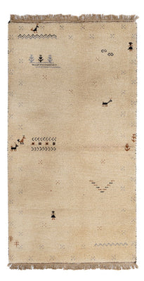 Alfombra Gabbeh - Indus - 160 x 90 cm - beige