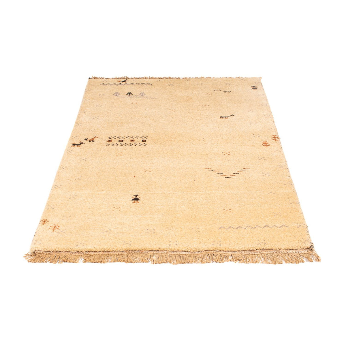 Alfombra Gabbeh - Indus - 160 x 90 cm - beige