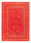 Alfombra Gabbeh - Loribaft Softy - 90 x 60 cm - rojo