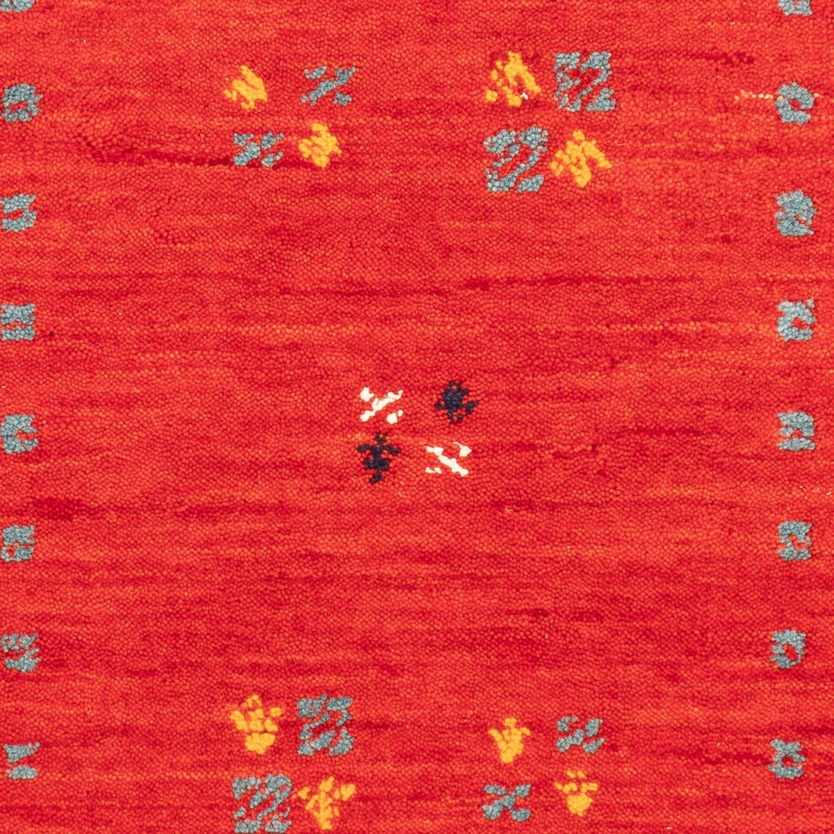 Alfombra Gabbeh - Loribaft Softy - 90 x 60 cm - rojo