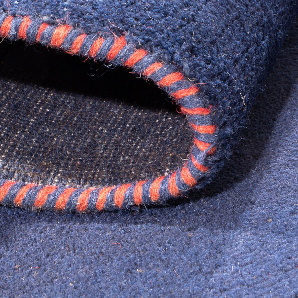 Alfombra Gabbeh - Indus - 180 x 120 cm - azul oscuro