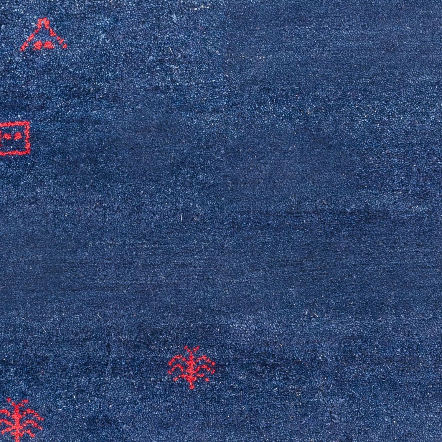 Alfombra Gabbeh - Indus - 180 x 120 cm - azul oscuro