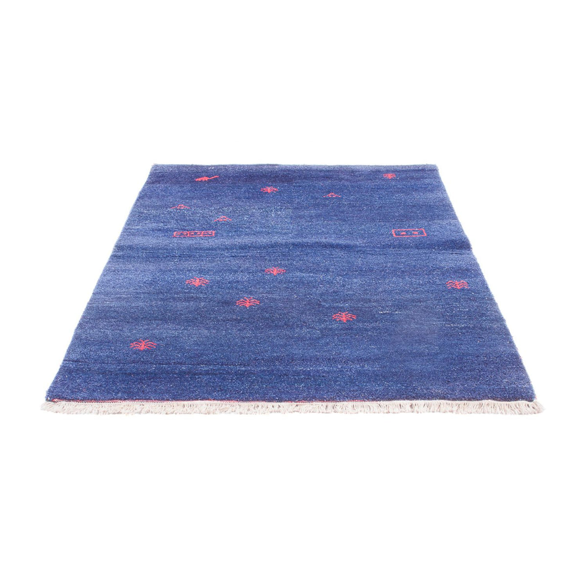Alfombra Gabbeh - Indus - 180 x 120 cm - azul oscuro