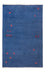 Alfombra Gabbeh - Indus - 180 x 120 cm - azul oscuro