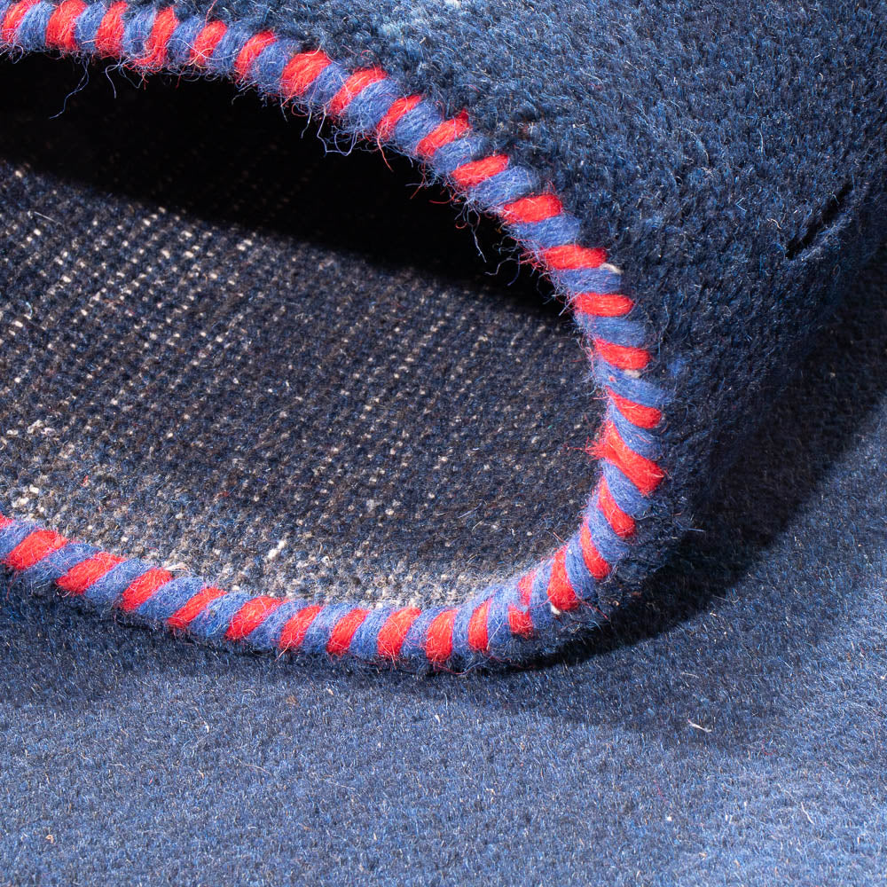 Alfombra Gabbeh - Indus - 180 x 120 cm - azul oscuro