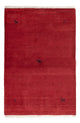 Alfombra Gabbeh - Indus - 180 x 120 cm - rojo burdeos