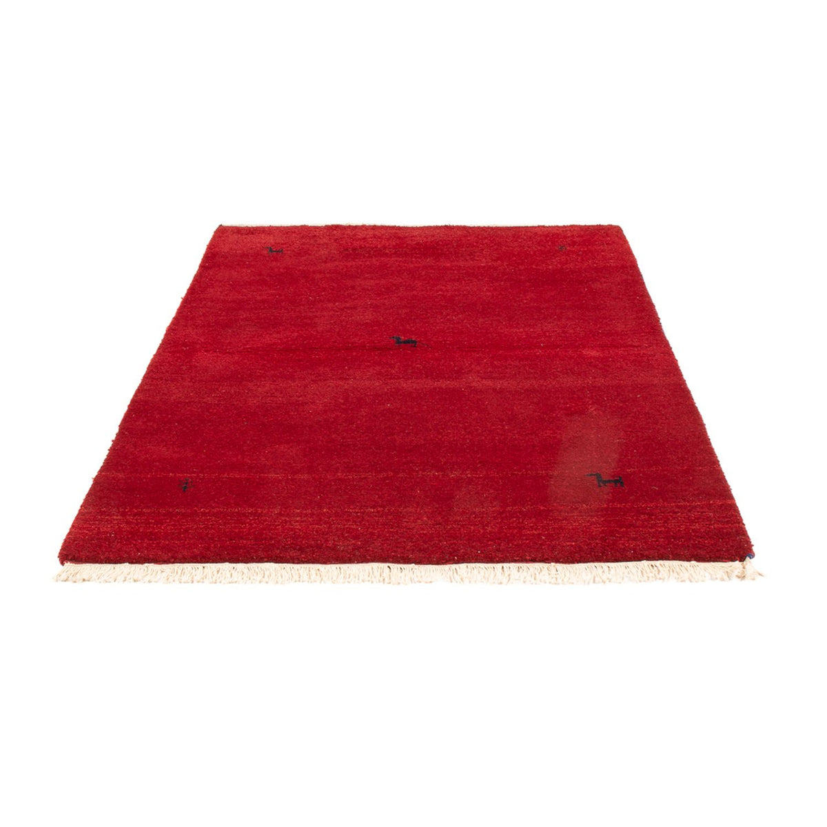 Alfombra Gabbeh - Indus - 180 x 120 cm - rojo burdeos