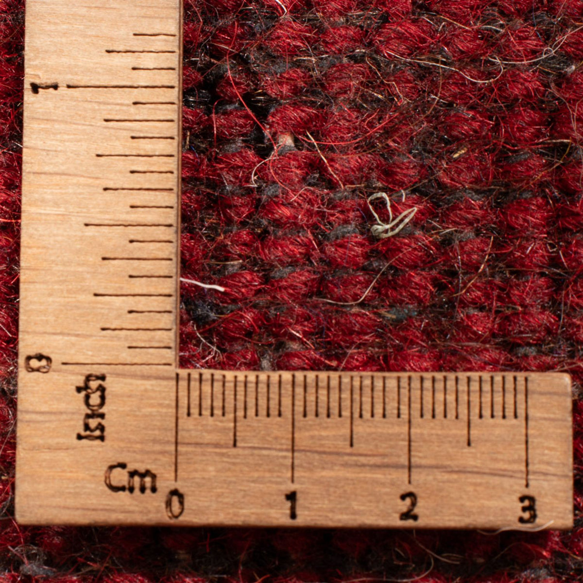 Alfombra Gabbeh - Indus - 180 x 120 cm - rojo burdeos