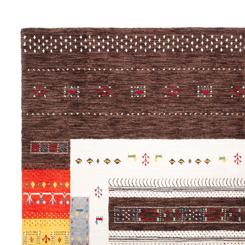 Alfombra Gabbeh - Loribaft Softy - 240 x 170 cm - multicolor
