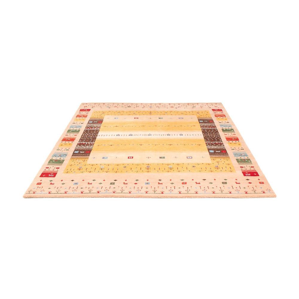 Alfombra Gabbeh - Loribaft Softy - 240 x 170 cm - oro