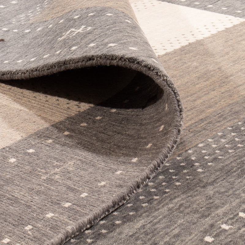 Alfombra Gabbeh - Loribaft Softy - 240 x 170 cm - gris