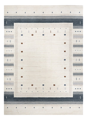 Alfombra Gabbeh - Loribaft Softy - 240 x 170 cm - gris