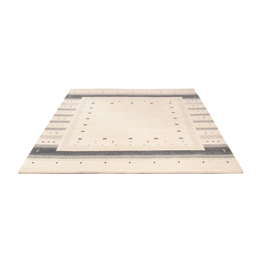 Alfombra Gabbeh - Loribaft Softy - 240 x 170 cm - gris