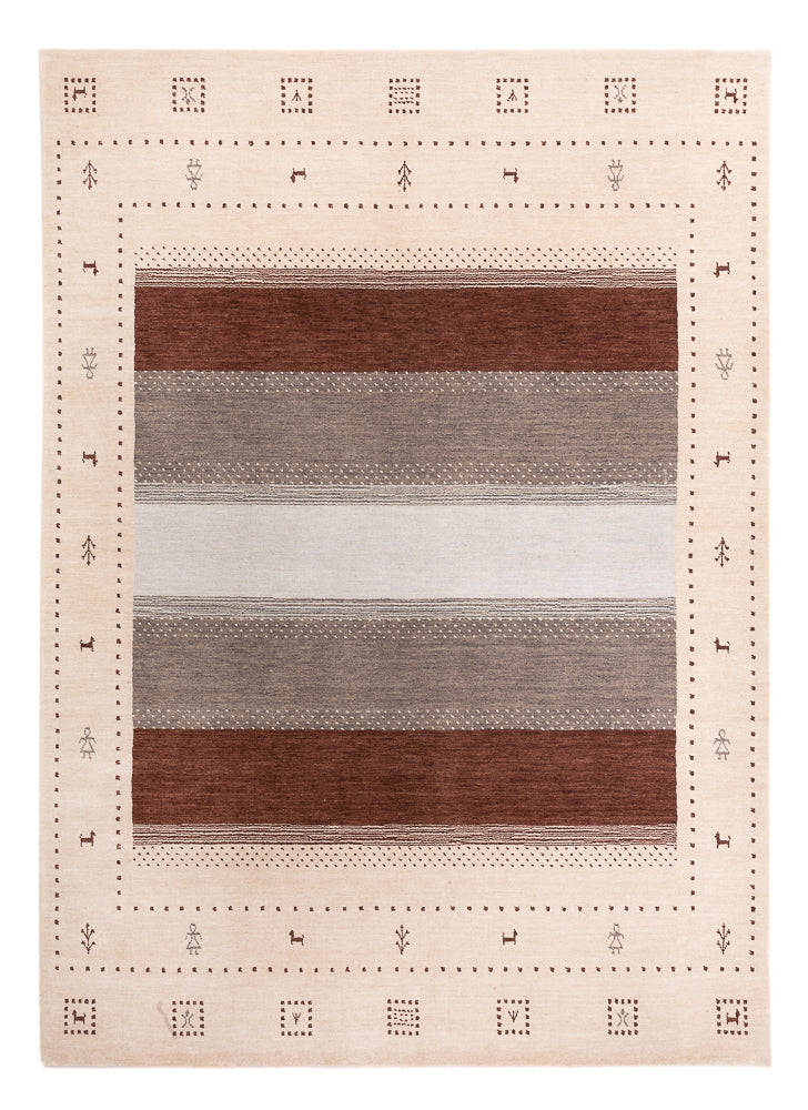 Alfombra Gabbeh - Loribaft Softy - 240 x 170 cm - beige claro