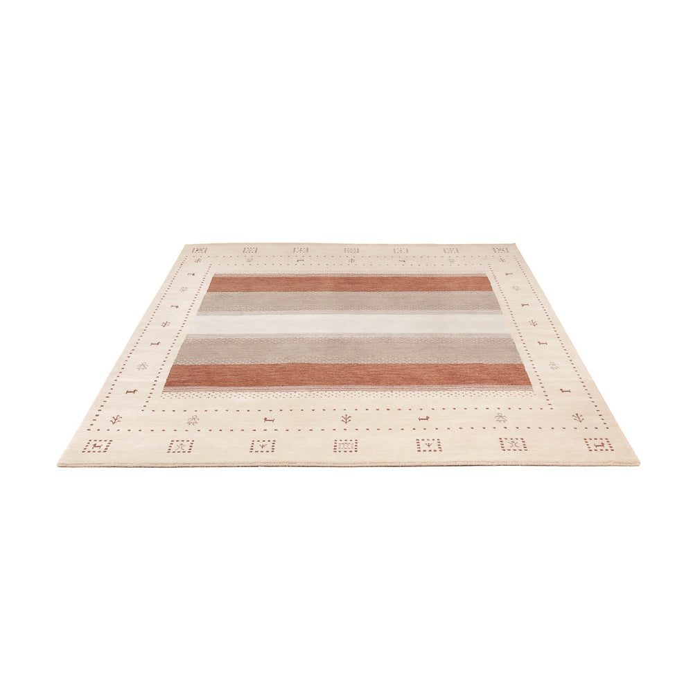 Alfombra Gabbeh - Loribaft Softy - 240 x 170 cm - beige claro