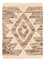Alfombra de lana - 90 x 60 cm - beige claro